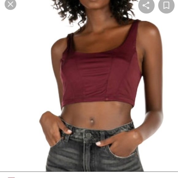 NEW Free People Be Cool Brami cCop Tank Top S - Picture 2 of 5